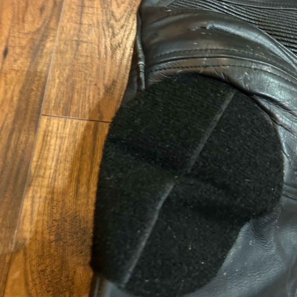 Fieldsheer men XL Black Leather insulated racing Motorcycle Pants - Picture 3 of 11